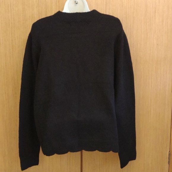 +SZ NWT LS BLK Sequin Sweater SZ 2X BY Blue Sol - Picture 2 of 9